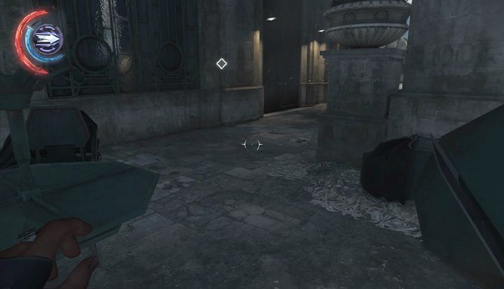 The building located on the right side will lead you to an outsiders shrine. - Find Dr. Hypatias office | Mission 3 - Mission 3 - The Good Doctor - Dishonored 2 Game Guide