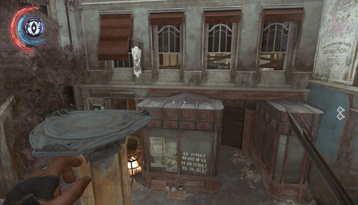 Mindys apartment is located opposite to the Silvergraph studio. - Eliminating both leaders (non-lethal elimination) | Mission 6 - Mission 6 - Dust District - Dishonored 2 Game Guide