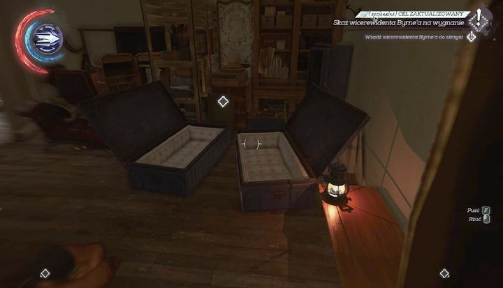 Put the bodies of both leaders to prepared coffins. - Eliminating both leaders (non-lethal elimination) | Mission 6 - Mission 6 - Dust District - Dishonored 2 Game Guide