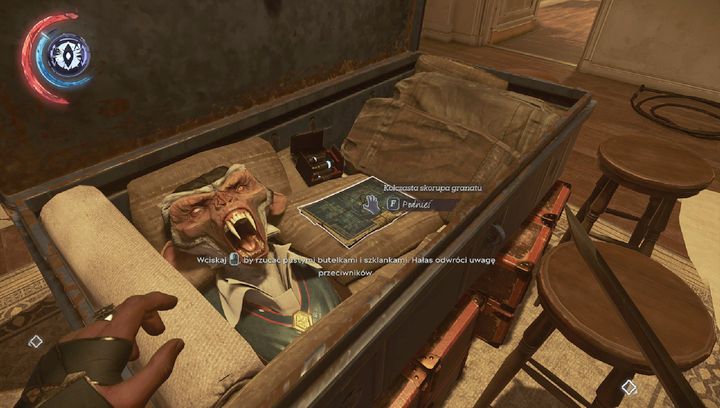 Blueprint #1 is in the blue chest. - Secrets | Mission 6 - Mission 6 - Dust District - Dishonored 2 Game Guide