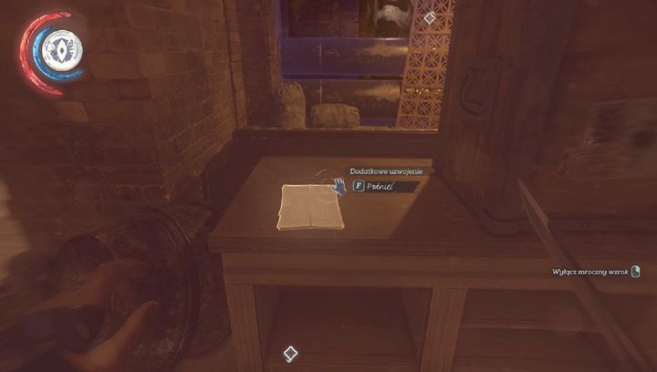 The blueprint and the bone charm are in the basement. - Secrets | Mission 6 - Mission 6 - Dust District - Dishonored 2 Game Guide