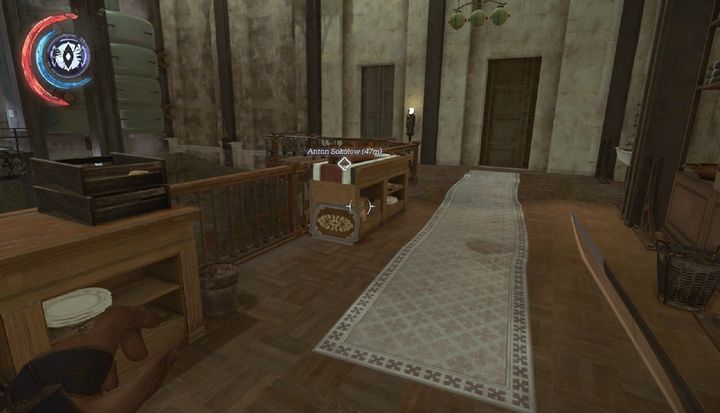 Activate the lever to get to the civilians. - Free Anton Sokolov | Mission 4 - Mission 4 - The Clockwork Mansion - Dishonored 2 Game Guide