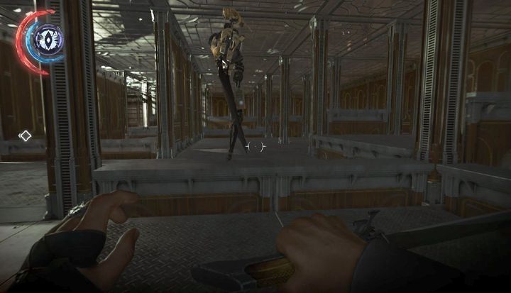 Use Blink to get to the right corner of the installation - Free Anton Sokolov | Mission 4 - Mission 4 - The Clockwork Mansion - Dishonored 2 Game Guide