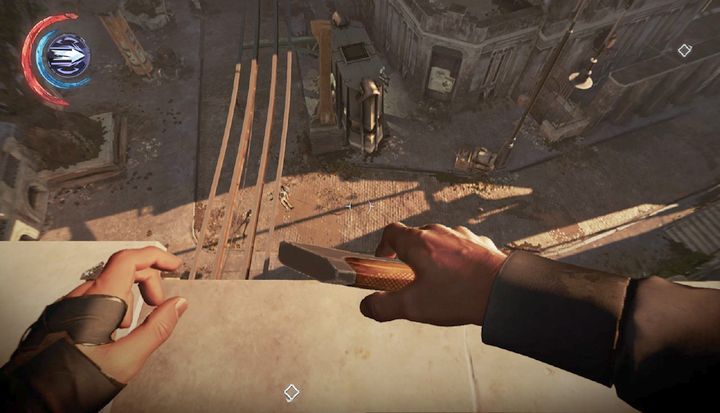 Get rid of the witches patrolling the area. - Free Anton Sokolov | Mission 4 - Mission 4 - The Clockwork Mansion - Dishonored 2 Game Guide