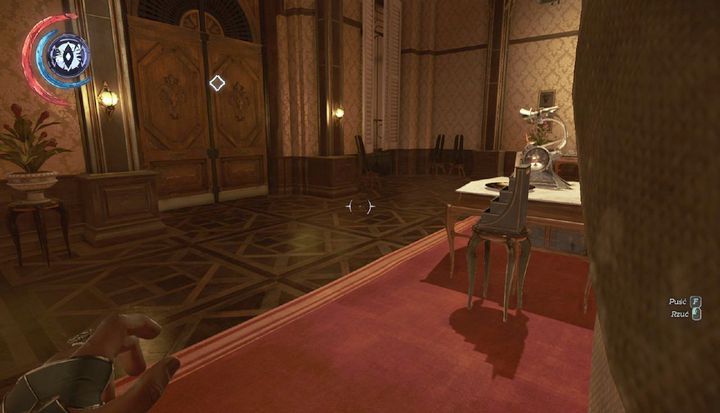 The audiograph is located by the main entrance. - Secrets | Mission 4 - Mission 4 - The Clockwork Mansion - Dishonored 2 Game Guide