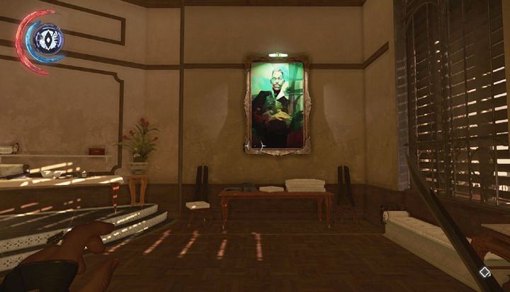 Manipulate the lever to get the right configuration, and gather the painting. - Secrets | Mission 4 - Mission 4 - The Clockwork Mansion - Dishonored 2 Game Guide