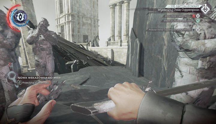 Turn right to get to Delilah. - Eliminate Delilah Copperspoon | Mission 9 - Mission 9 - Death to the Empress - Dishonored 2 Game Guide