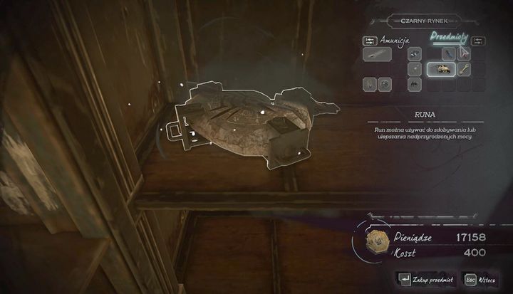 The rune is in the black market shop. - Secrets | Mission 9 - Mission 9 - Death to the Empress - Dishonored 2 Game Guide