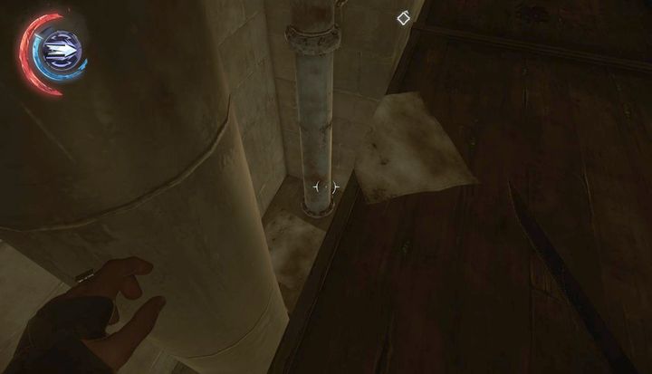 Jump down into the hole to find the rune. - Secrets | Mission 9 - Mission 9 - Death to the Empress - Dishonored 2 Game Guide