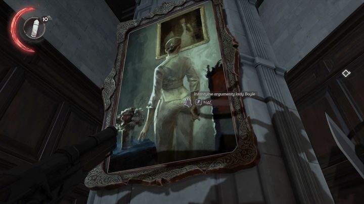 You will find the safe combination behind the painting. - Secrets | Mission 1 - Mission 1 - A Long Day in Dunwall - Dishonored 2 Game Guide