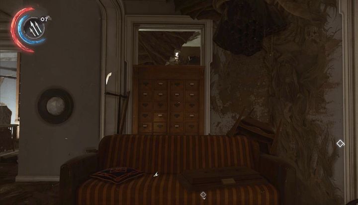 The entrance to the secret room, where youll find the key. - Special actions | Mission 2 - Mission 2 - Edge of the World - Dishonored 2 Game Guide