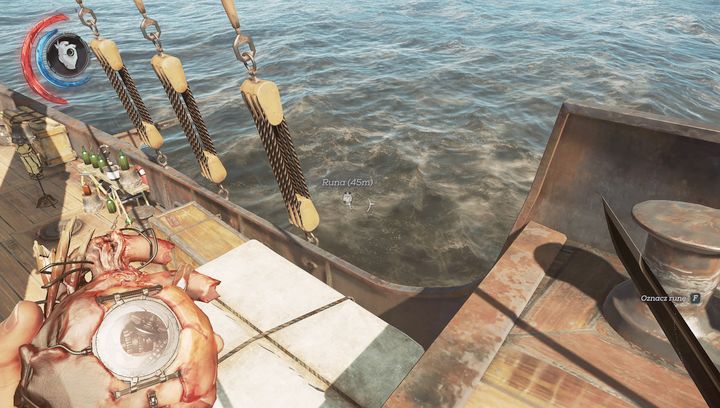 The rune is sunken. - Secrets | Mission 2 - Mission 2 - Edge of the World - Dishonored 2 Game Guide