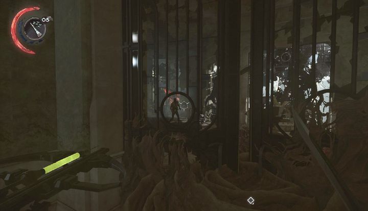 Use a sleep bolt on the Nestkeeper. - Find Aramis Stilton (present) | Mission 7 - Mission 7 - A Crack in the Slab - Dishonored 2 Game Guide