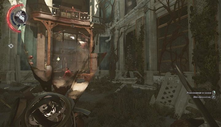 Wait till the guards finish talking. - Exploring Siltons | Mission 7 - Mission 7 - A Crack in the Slab - Dishonored 2 Game Guide