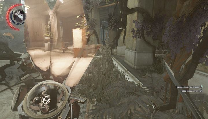 Omit the main room and go right, towards the pool. - Exploring Siltons | Mission 7 - Mission 7 - A Crack in the Slab - Dishonored 2 Game Guide