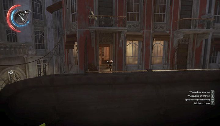 Lean out and shoot the Howler. - Find the entrance to the Grand Palace | Mission 8 - Mission 8 - The Grand Palace - Dishonored 2 Game Guide