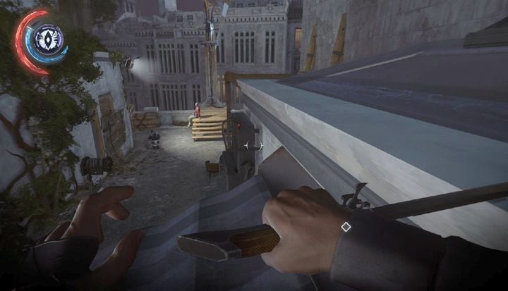 Deal with the guards and pull the plug on the wall of light. - Find the entrance to the Grand Palace | Mission 8 - Mission 8 - The Grand Palace - Dishonored 2 Game Guide