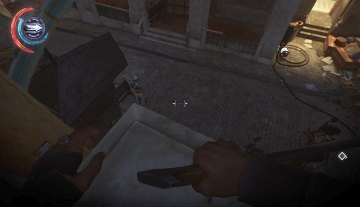 Stun the guards and enter the shop assistants flat. - Find the entrance to the Grand Palace | Mission 8 - Mission 8 - The Grand Palace - Dishonored 2 Game Guide