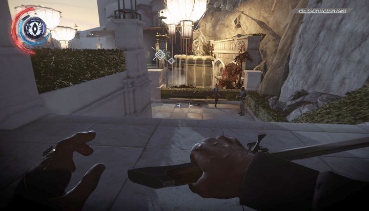 Listen to the conversation. - Eliminate Duke Abele | Mission 8 - Mission 8 - The Grand Palace - Dishonored 2 Game Guide