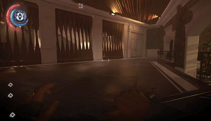 Head for the stairs. - Eliminate Duke Abele | Mission 8 - Mission 8 - The Grand Palace - Dishonored 2 Game Guide