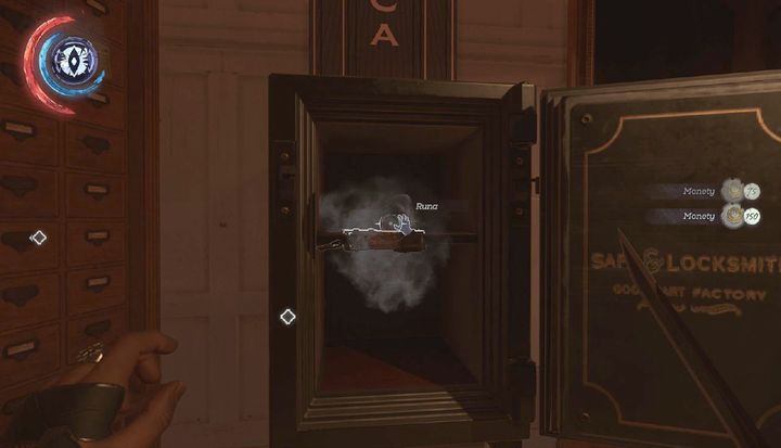 The safe combination is in Dukes office. - Secrets | Mission 8 - Mission 8 - The Grand Palace - Dishonored 2 Game Guide