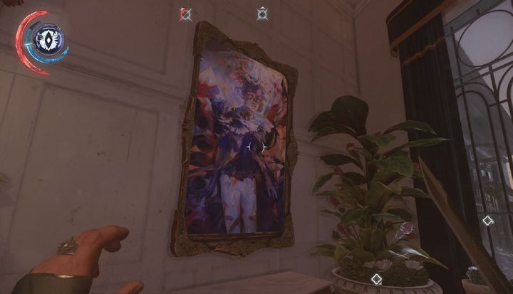 The painting is hanging next to the piano. - Secrets | Mission 8 - Mission 8 - The Grand Palace - Dishonored 2 Game Guide
