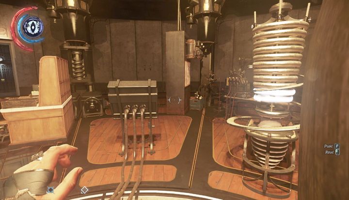 Place Jindosh in the electroshock machine. - Take out Kirin Jindosh | Mission 4 - Mission 4 - The Clockwork Mansion - Dishonored 2 Game Guide