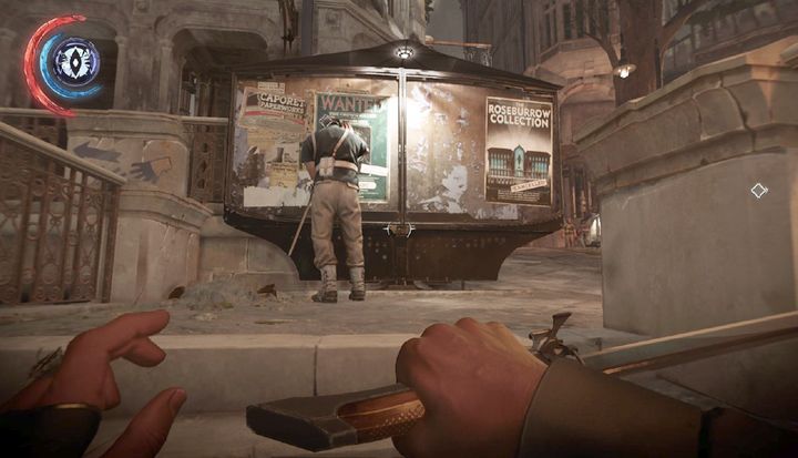 Get rid of this guard here. - Find out what Byrne knows (optional) | Mission 5 - Mission 5 - The Royal Conservatory - Dishonored 2 Game Guide