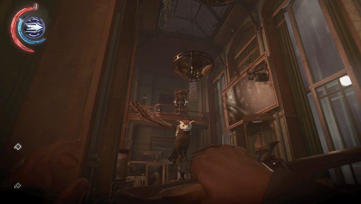 Get onto the chandelier and then onto the roof. - Eliminate Breanna Ashworth | Mission 5 - Mission 5 - The Royal Conservatory - Dishonored 2 Game Guide