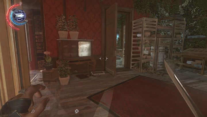 On the right, theres a window that will take you to the library. - Eliminate Breanna Ashworth | Mission 5 - Mission 5 - The Royal Conservatory - Dishonored 2 Game Guide