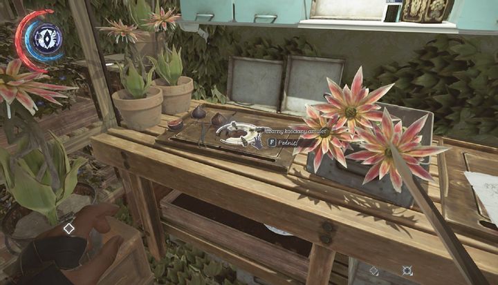 The bone charm is in the area with a garden. - Secrets | Mission 5 - Mission 5 - The Royal Conservatory - Dishonored 2 Game Guide