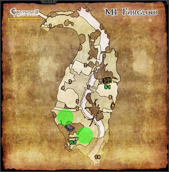 1 - World Atlas - Map - Farglow - World Atlas - Farglow - Divinity II: Ego Draconis - Game Guide and Walkthrough