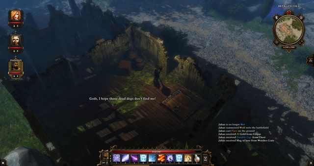 Wulfram in one of the houses - Lost Archeologist | Cyseal - Side quests - Cyseal - Side quests - Divinity: Original Sin Game Guide
