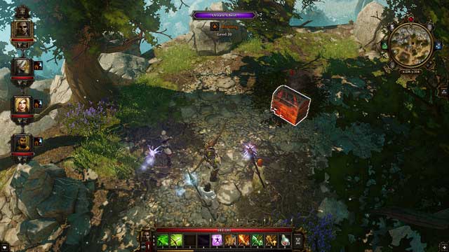 A chest on fire - Cyseal | Secrets and digging out treasures - Secrets and digging out treasures - Divinity: Original Sin Game Guide