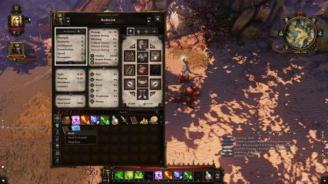 The attributes tab - Abilities, Talents and Attributes | Character - Character - Divinity: Original Sin Game Guide