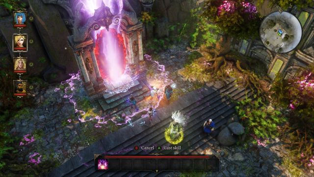 Use the spell acquired from Icara, to activate the portal. - First Garden (Void Dragon) | Dark Forest - Main quests - Dark Forest - Main quests - Divinity: Original Sin Game Guide