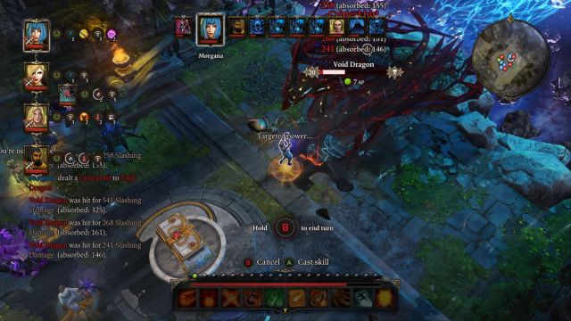 A good attack, when lucky enough, is able to take 1/3 of the boss health. - First Garden (Void Dragon) | Dark Forest - Main quests - Dark Forest - Main quests - Divinity: Original Sin Game Guide