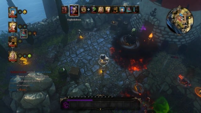 Watch out for the explosive enemy - a moment of inattention may cost you the lives of your characters. - The Ghoul That Guards the Lighthouse | Bosses - Bosses - Divinity: Original Sin Game Guide