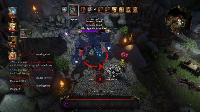Remember to prevent the boss from moving at all Times - otherwise it will use its lightning attack. - Arhu SparkMaster 5000 | Bosses - Bosses - Divinity: Original Sin Game Guide