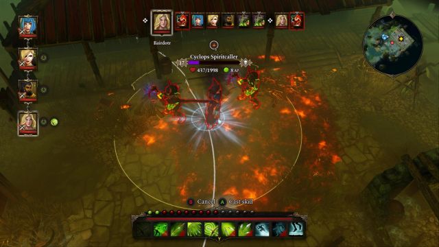 A single spell and most of the enemies are barely alive. - Cyclops Spiritcaller | Bosses - Bosses - Divinity: Original Sin Game Guide