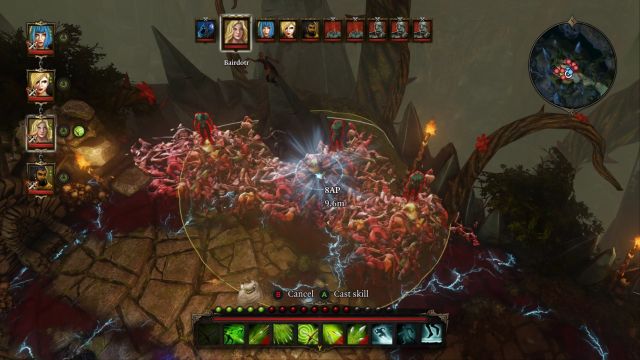Area of effect spells and abilities will easily hit numerous zombies at once. - Cassandra | Bosses - Bosses - Divinity: Original Sin Game Guide