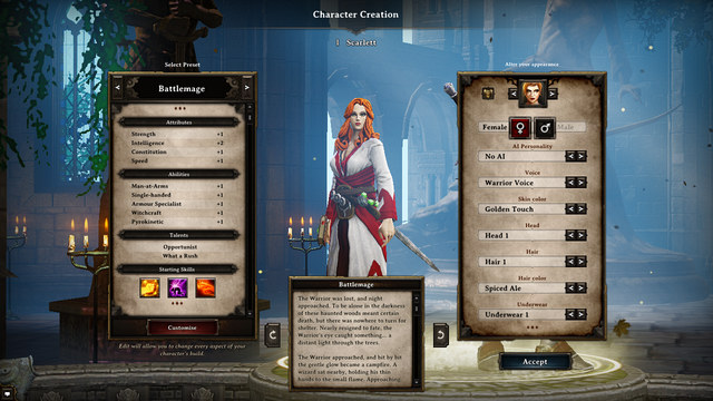 Selecting of base categories - How To Develop The Character - Character - Divinity: Original Sin Game Guide