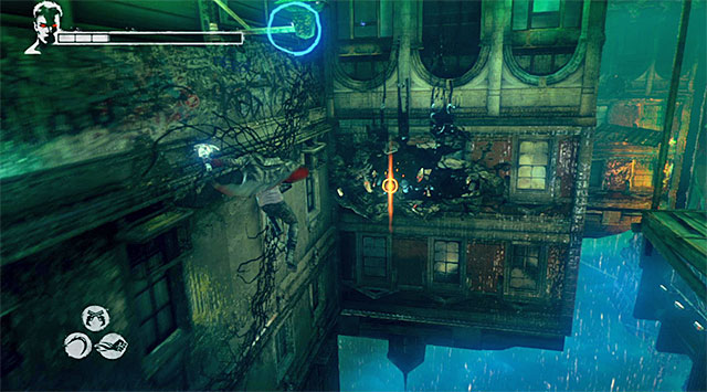 Now a bit harder sequence - Getting to the prison - 7: Overturn - DMC: Devil May Cry - Game Guide and Walkthrough