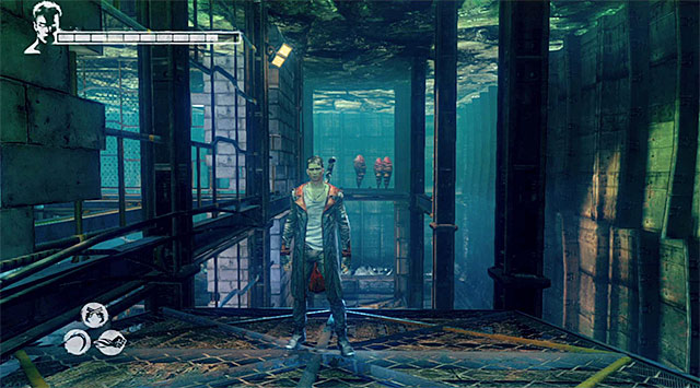 Be ready for a short battle, starting from eliminating flying monsters and then finishing off a new Hell Knight - Going through the third part of prison - 7: Overturn - DMC: Devil May Cry - Game Guide and Walkthrough