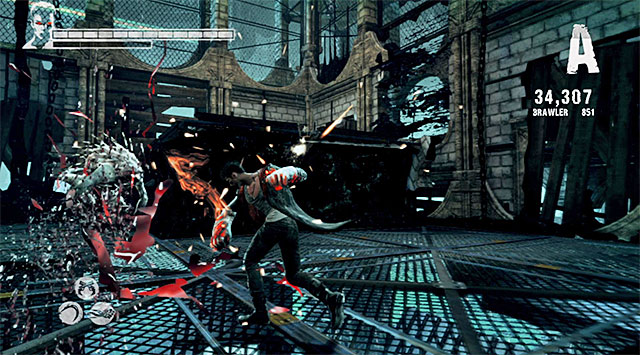 At the beginning, you must eliminate two Rage beasts - Returning to Phineas - 9: Devil Inside - DMC: Devil May Cry - Game Guide and Walkthrough