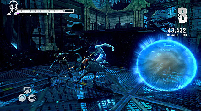 In the second part of a battle focus on a Witch, because it can also protect other monsters - Returning to Phineas - 9: Devil Inside - DMC: Devil May Cry - Game Guide and Walkthrough