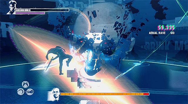 Luckily, the part when you attack hasnt changed - Boss: Bob Barbas - second part of the battle - 10: Bad News - DMC: Devil May Cry - Game Guide and Walkthrough