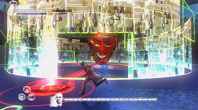 1 - Boss: Bob Barbas - third part of the battle - 10: Bad News - DMC: Devil May Cry - Game Guide and Walkthrough