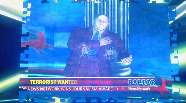 Independently on what you have done, destroy the last health bar of Bob Barbas - Boss: Bob Barbas - third part of the battle - 10: Bad News - DMC: Devil May Cry - Game Guide and Walkthrough