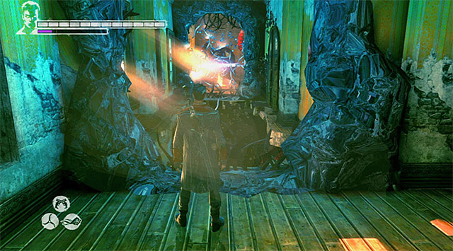 Grapevine is a next obstacle - Exploring the Orders building - 11: The Order - DMC: Devil May Cry - Game Guide and Walkthrough